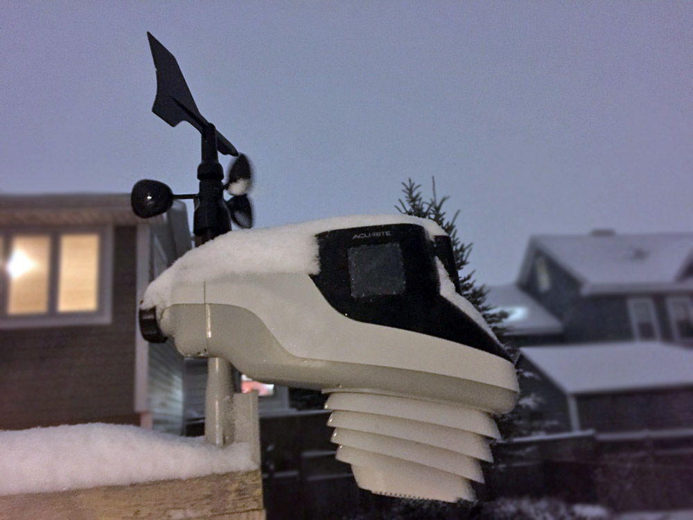 Acurite Atlas in Snow